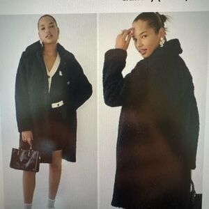 J. Crew Black Teddy Jacket